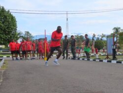 Kodim 1710/Mimika Selenggarakan Tes Kesamaptaan Jasmani Tahap II untuk Menjamin Kebugaran Prajurit