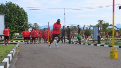 Kodim 1710/Mimika Selenggarakan Tes Kesamaptaan Jasmani Tahap II untuk Menjamin Kebugaran Prajurit