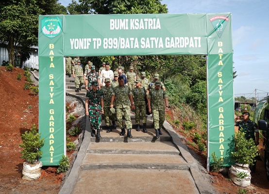 Kunjungi Kodam Jaya, Wapang TNI Lihat Langsung Progres Pembangunan Koperasi Merah Putih dan Yonif TP 899/BSG